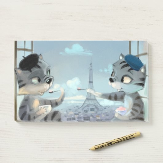 Paris by Day Notes 10" x 6" ポストイット (デスク)