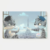 Paris by Day Notes 10" x 6" ポストイット (正面)