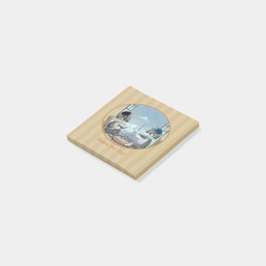 Paris by Day Notes 3" x 3" - Joy ポストイット (アングル)