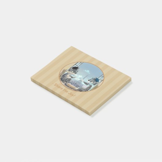 Paris by Day Notes 4" x 3" - Joy ポストイット (アングル)