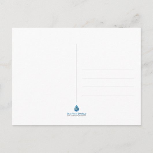 Paris By Nightはがき ポストカード (裏面)