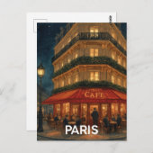 Paris Café ポストカード (正面/裏面)