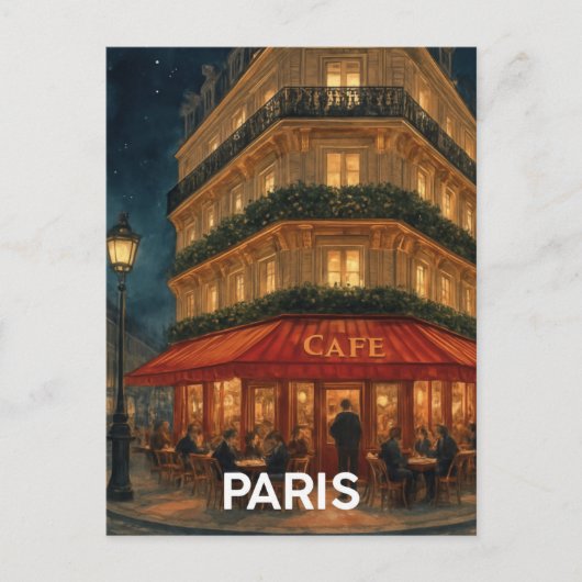 Paris Café ポストカード (正面)