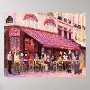 Paris Cafe Bar Poster ポスター