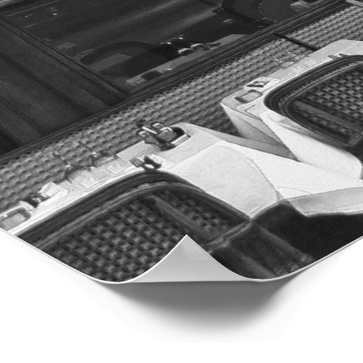 Paris Cafe Scene (IV) ポスター (角)