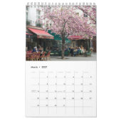 Paris Calendar カレンダー (3月 2027)