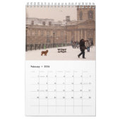 Paris Calendar カレンダー (2月 2026)