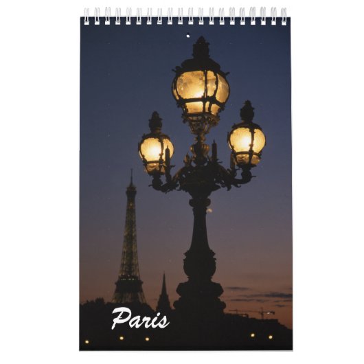 Paris Calendar カレンダー (カバー)