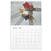 Paris Calendar カレンダー (2月 2027)