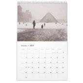 Paris Calendar カレンダー (1月 2027)