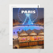 Paris Christmas Wonder ポストカード (正面/裏面)