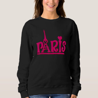Paris City France souvenir gift for men women スウェットシャツ