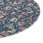Paris Dark Icons Chic Design カッティングボード (角)