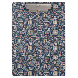 Paris Dark Icons Chic Design クリップボード