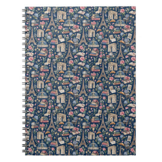 Paris Dark Icons Chic Design ノートブック