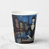 Paris DJ Art Collection（クラブカルチャー × パリ アートシリーズ） 紙コップ (正面)