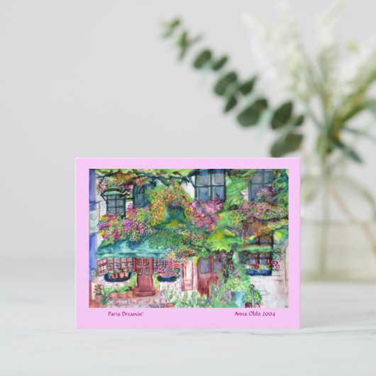 Paris Dreamin」 – はがき (スタンド正面)