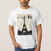paris eifel tower jnf tシャツ (正面)