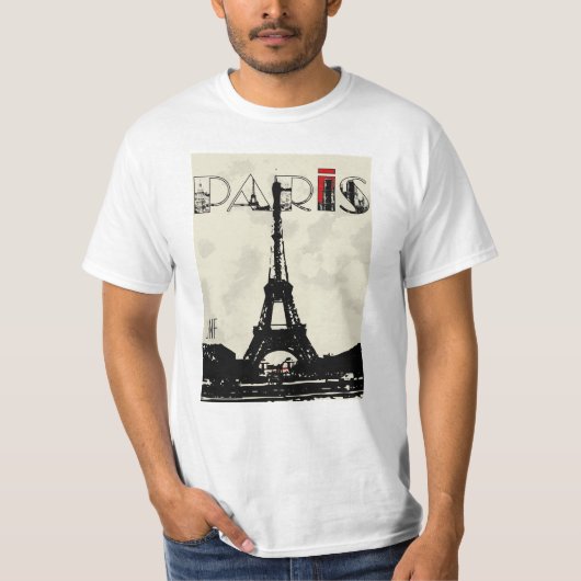 paris eifel tower jnf tシャツ (正面)