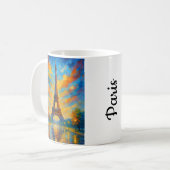 Paris Eiffel Tower コーヒーマグカップ (正面左)