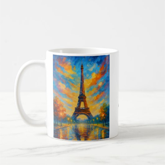 Paris Eiffel Tower コーヒーマグカップ (左)
