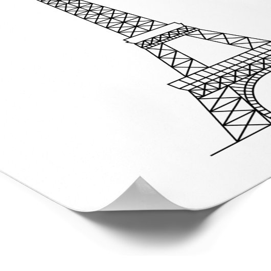 PARIS EIFFEL TOWER ポスター (角)