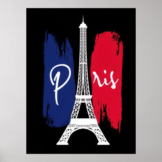 Paris Eiffel Tower  ポスター (正面)