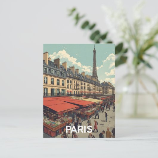 Paris Eiffel Tower ポストカード (スタンド正面)