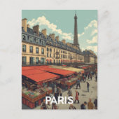 Paris Eiffel Tower ポストカード (正面)