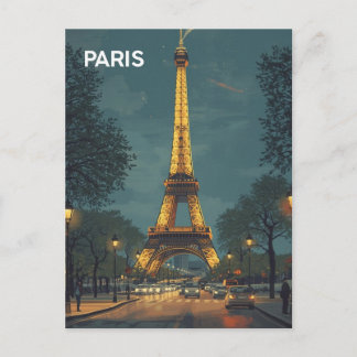 Paris Eiffel Tower ポストカード