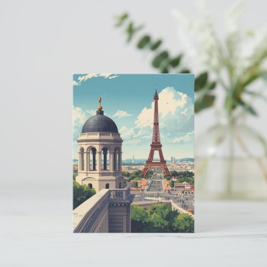 Paris Eiffel Tower ポストカード (スタンド正面)
