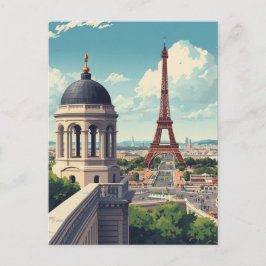 Paris Eiffel Tower ポストカード