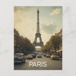 Paris Eiffel Tower ポストカード