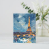 Paris Eiffel Tower ポストカード (スタンド正面)