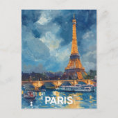 Paris Eiffel Tower ポストカード (正面)