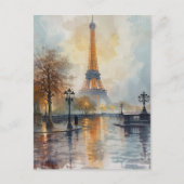 Paris Eiffel Tower ポストカード (正面)