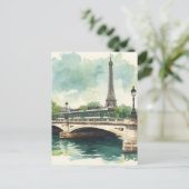 Paris Eiffel Tower ポストカード (スタンド正面)
