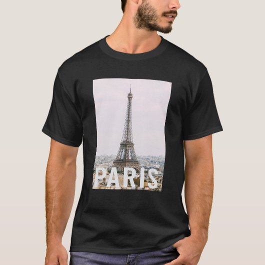 Paris Eiffel Tower Aesthetic Design Classic Tシャツ (正面)