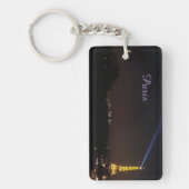 Paris Eiffel Tower at Night Keychain キーホルダー (正面)
