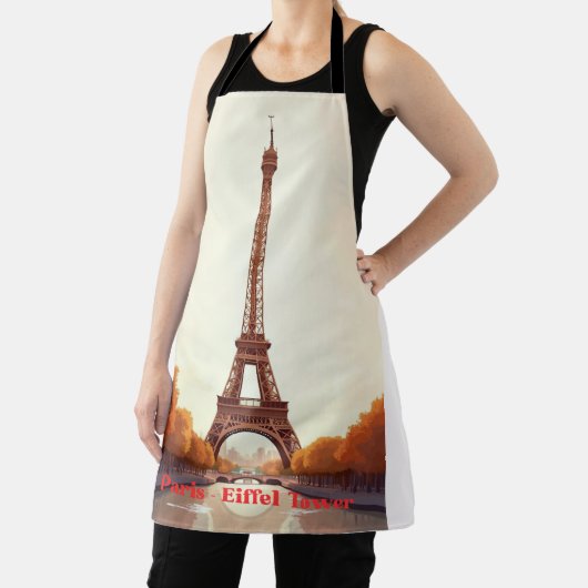 Paris Eiffel Tower Cornhole– France Travel Design. エプロン (インサイチュ)