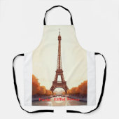 Paris Eiffel Tower Cornhole– France Travel Design. エプロン (正面)