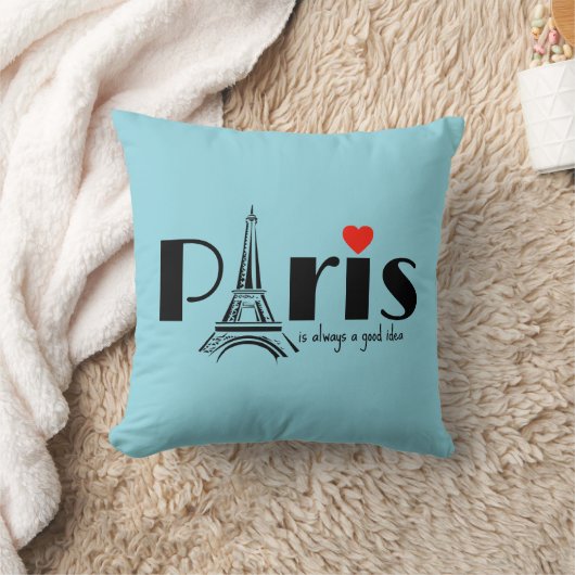 Paris Eiffel Tower Design  クッション (ブランケット)