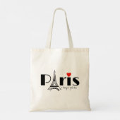 Paris Eiffel Tower Design トートバッグ (裏面)
