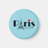 Paris Eiffel Tower Design  マグネット (正面)