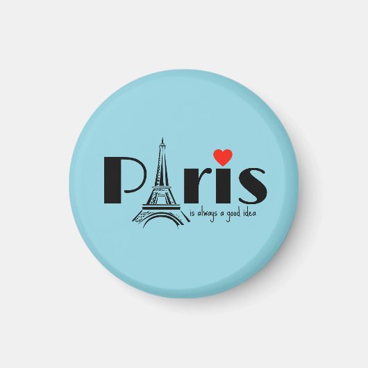 Paris Eiffel Tower Design  マグネット (正面)