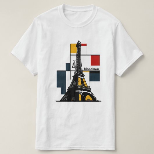 paris eiffel tower jnf tシャツ (デザイン正面)