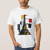paris eiffel tower jnf tシャツ (正面)