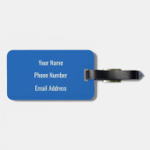 Paris Eiffel Tower Luggage Tag ラゲッジタグ (裏面横)