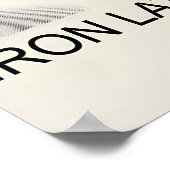 Paris Eiffel Tower Print - Vintage Style ポスター (角)