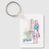 Paris Eiffel Tower sightseeing キーホルダー (正面)